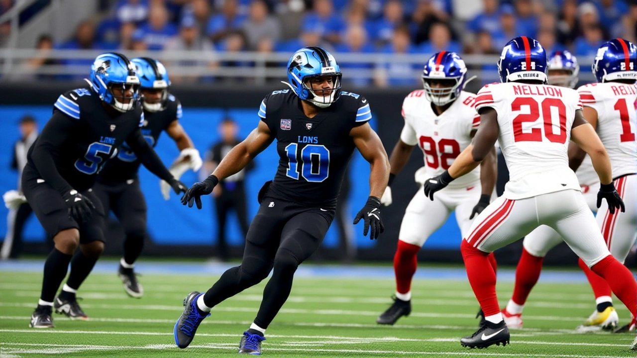 Lions stun Giants 34-27 in OT behind Gibbs' 264-yard explosion at Ford Field